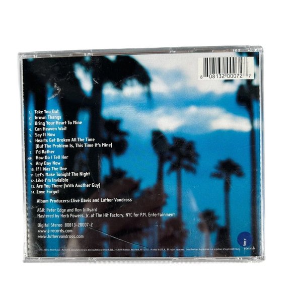 Luther Vandross CD's Set of 4 R&B Soul 90's 2000's - Picture 5 of 5